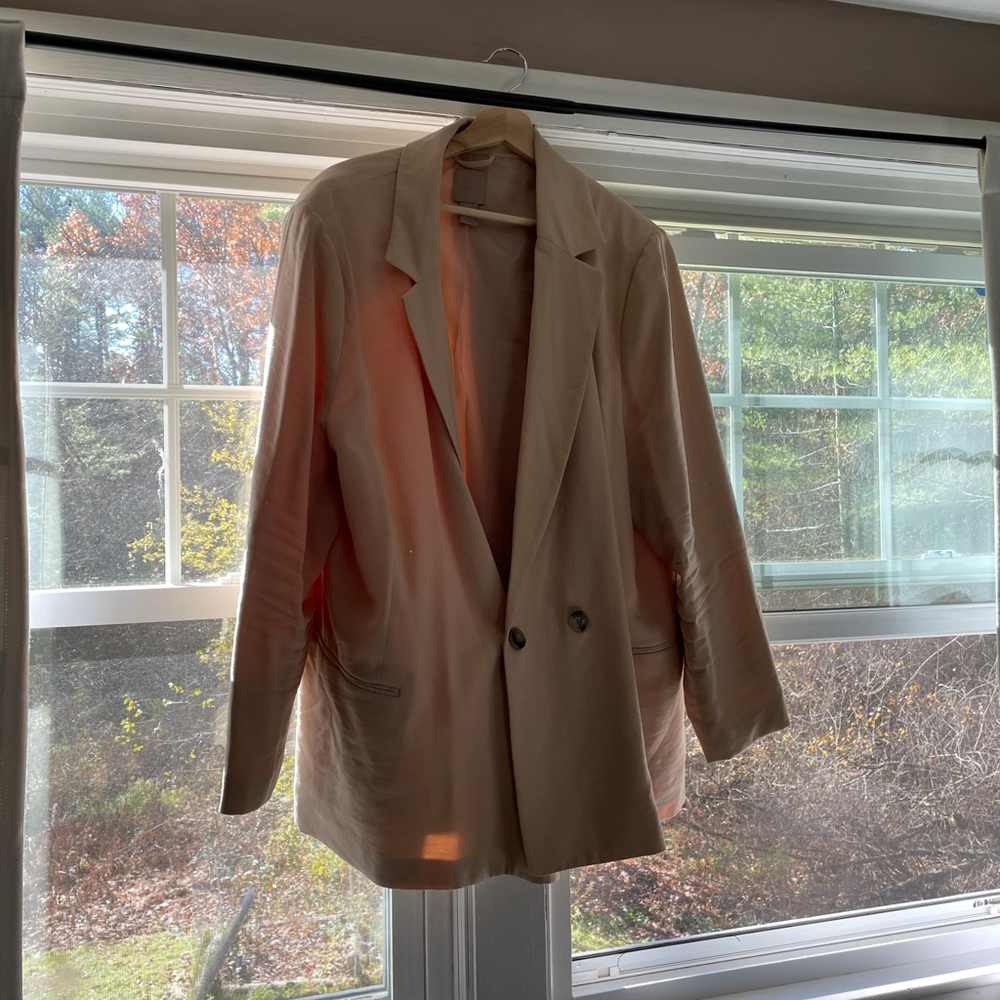 H&M linen blazer, 3x